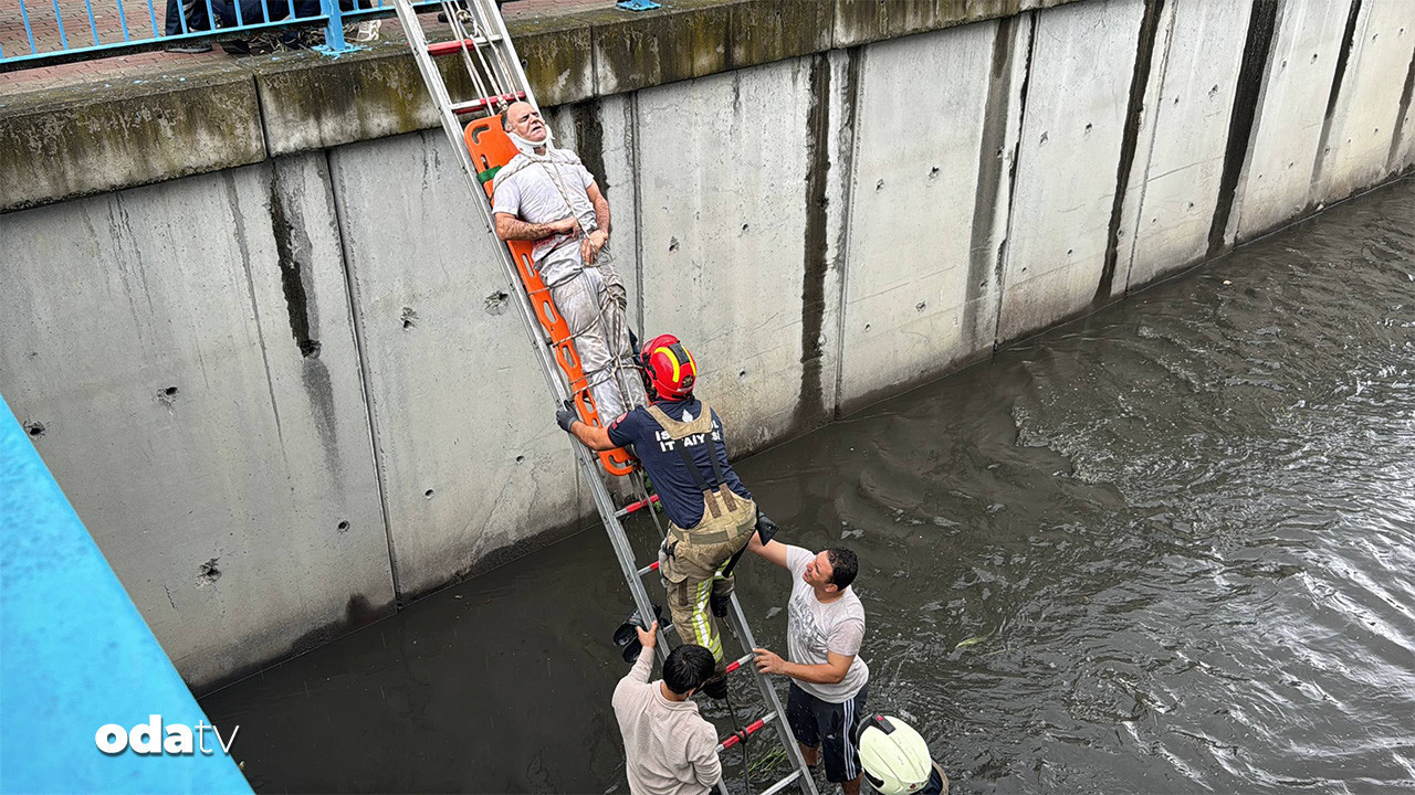 catidan dusen adam su kanalindan kurtarildi sXTWDBhw