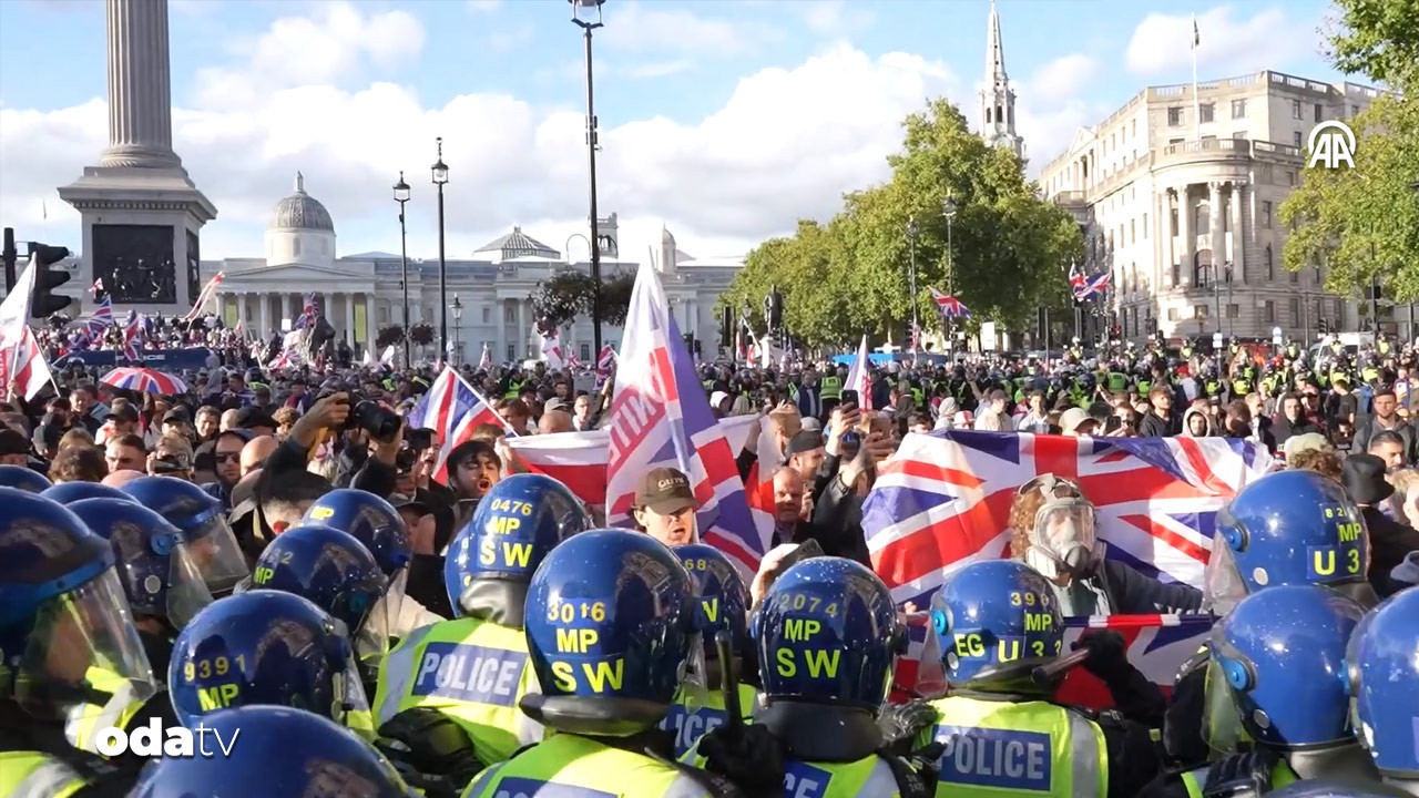 ingiltere karisti dordu 26 polis yaralandi KGFMd9TD